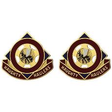 540th Quartermaster Battalion Unit Crest (Haughty Haulers)